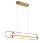 ELSTEAD Eurofase pendant light, width 1071mm, LED 58W dimmable, 2900lm - ELS-QN-DEMARK-LP-BG