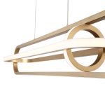 ELSTEAD Eurofase pendant light, width 1071mm, LED 58W dimmable, 2900lm - ELS-QN-DEMARK-LP-BG