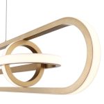 ELSTEAD Eurofase pendant light, width 1071mm, LED 58W dimmable, 2900lm - ELS-QN-DEMARK-LP-BG