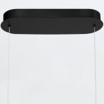 ELSTEAD Eurofase pendant light, width 1071mm, LED 58W dimmable, 2900lm - ELS-QN-DEMARK-LP-BK