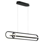 ELSTEAD Eurofase pendant light, width 1071mm, LED 58W dimmable, 2900lm - ELS-QN-DEMARK-LP-BK