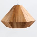 ELSTEAD Accord pendant light, diameter 345mm, height 210mm, 1xE27 - ELS-QN-DIAMOND-P-S-TEAK