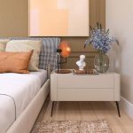 ELSTEAD Accord table lamp, height 460mm, diameter 260mm, 1x GU10 - ELS-QN-DOT-TL-TEAK