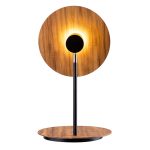 ELSTEAD Accord table lamp, height 460mm, diameter 260mm, 1x GU10 - ELS-QN-DOT-TL-TEAK