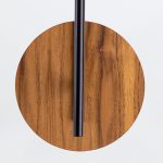 ELSTEAD Accord wall light, height 500mm, diameter 250mm, 1x GU10 - ELS-QN-DOT-WB1-TEAK