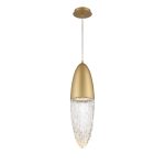 ELSTEAD Eurofase pendant light, height 615mm, 1x LED GU11 - ELS-QN-ECROU-1P-BG