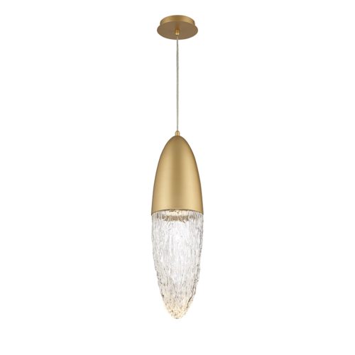 ELSTEAD Eurofase pendant light, height 615mm, 1x LED GU11 - ELS-QN-ECROU-1P-BG