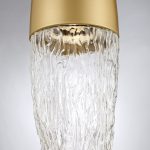 ELSTEAD Eurofase pendant light, height 615mm, 1x LED GU11 - ELS-QN-ECROU-1P-BG