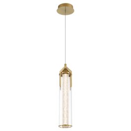   ELSTEAD Eurofase pendant light, height 505mm, LED 18W dimmable, 1064lm - ELS-QN-ESPADA-1P-BG
