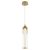 ELSTEAD Eurofase pendant light, height 505mm, LED 18W dimmable, 1064lm - ELS-QN-ESPADA-1P-BG