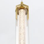 ELSTEAD Eurofase pendant light, height 505mm, LED 18W dimmable, 1064lm - ELS-QN-ESPADA-1P-BG