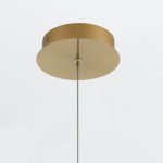 ELSTEAD Eurofase pendant light, height 505mm, LED 18W dimmable, 1064lm - ELS-QN-ESPADA-1P-BG