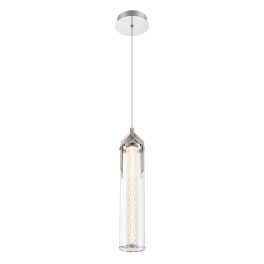   ELSTEAD Eurofase pendant light, height 505mm, LED 18W dimmable, 1064lm - ELS-QN-ESPADA-1P-PC