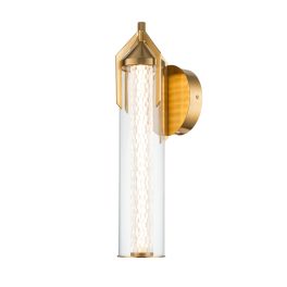   ELSTEAD Eurofase IP44 wall light, height 505mm, LED 18W dimmable, 1064lm - ELS-QN-ESPADA-1W-BG