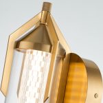 ELSTEAD Eurofase IP44 wall light, height 505mm, LED 18W dimmable, 1064lm - ELS-QN-ESPADA-1W-BG
