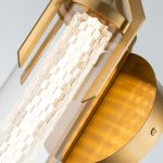 ELSTEAD Eurofase IP44 wall light, height 505mm, LED 18W dimmable, 1064lm - ELS-QN-ESPADA-1W-BG