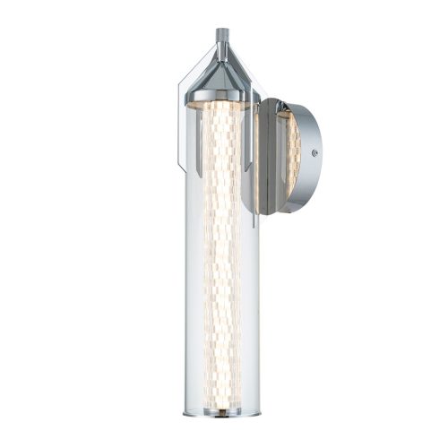 ELSTEAD Eurofase IP44 wall light, height 505mm, LED 18W dimmable, 1064lm - ELS-QN-ESPADA-1W-PC