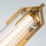 ELSTEAD Eurofase IP44 wall light, width/height 700mm, LED 23W dimmable, 1360lm - ELS-QN-ESPADA-2W-BG