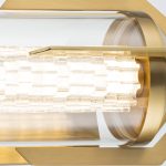 ELSTEAD Eurofase IP44 wall light, width/height 700mm, LED 23W dimmable, 1360lm - ELS-QN-ESPADA-2W-BG