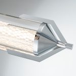 ELSTEAD Eurofase IP44 wall light, width/height 700mm, LED 23W dimmable, 1360lm - ELS-QN-ESPADA-2W-PC