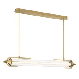   ELSTEAD Eurofase pendant light, width 1220mm, LED 38W dimmable, 3329lm - ELS-QN-ESPADA-LP-BG