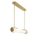 ELSTEAD Eurofase pendant light, width 1220mm, LED 38W dimmable, 3329lm - ELS-QN-ESPADA-LP-BG