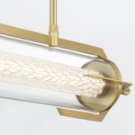 ELSTEAD Eurofase pendant light, width 1220mm, LED 38W dimmable, 3329lm - ELS-QN-ESPADA-LP-BG