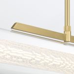 ELSTEAD Eurofase pendant light, width 1220mm, LED 38W dimmable, 3329lm - ELS-QN-ESPADA-LP-BG