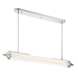   ELSTEAD Eurofase pendant light, width 1220mm, LED 38W dimmable, 3329lm - ELS-QN-ESPADA-LP-PC
