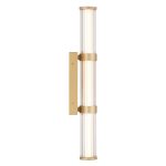 ELSTEAD Eurofase bathroom/outdoor wall light, IP44, height 540mm, LED 21W dimmable, 1477lm - ELS-QN-FAYTON-M-BG
