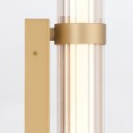 ELSTEAD Eurofase bathroom/outdoor wall light, IP44, height 540mm, LED 21W dimmable, 1477lm - ELS-QN-FAYTON-M-BG