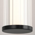 ELSTEAD Eurofase bathroom/outdoor wall light, IP44, height 540mm, LED 21W dimmable, 1477lm - ELS-QN-FAYTON-M-BK