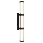 ELSTEAD Eurofase bathroom/outdoor wall light, IP44, height 540mm, LED 21W dimmable, 1477lm - ELS-QN-FAYTON-M-BK
