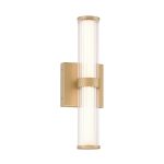 ELSTEAD Eurofase bathroom/outdoor wall light, IP44, height 355mm, LED 14W dimmable, 985lm - ELS-QN-FAYTON-S-BG