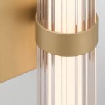 ELSTEAD Eurofase bathroom/outdoor wall light, IP44, height 355mm, LED 14W dimmable, 985lm - ELS-QN-FAYTON-S-BG