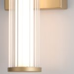 ELSTEAD Eurofase bathroom/outdoor wall light, IP44, height 355mm, LED 14W dimmable, 985lm - ELS-QN-FAYTON-S-BG