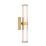 ELSTEAD Eurofase bathroom/outdoor wall light, IP44, height 355mm, LED 14W dimmable, 985lm - ELS-QN-FAYTON-S-BG