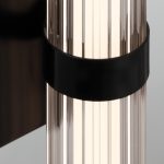ELSTEAD Eurofase bathroom/outdoor wall light, IP44, height 355mm, LED 14W dimmable, 985lm - ELS-QN-FAYTON-S-BK