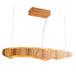   ELSTEAD Accord pendant light, width 1000mm, LED 46W, 2696lm - ELS-QN-HORIZON-LED-LP-100-TEAK