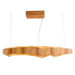 ELSTEAD Accord pendant light, width 1000mm, LED 46W, 2696lm - ELS-QN-HORIZON-LED-LP-100-TEAK