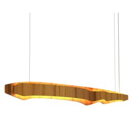   ELSTEAD Accord pendant light, width 1400mm, LED 65W, 3774lm - ELS-QN-HORIZON-LED-LP-140-TEAK
