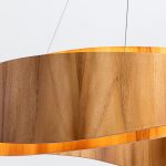 ELSTEAD Accord pendant light, diameter 800mm, LED 58W, 2058lm - ELS-QN-HORIZON-RING-LED-80-TEAK