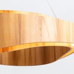 ELSTEAD Accord pendant light, diameter 800mm, LED 58W, 2058lm - ELS-QN-HORIZON-RING-LED-80-TEAK