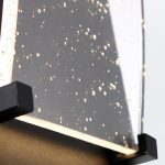 ELSTEAD Eurofase outdoor wall light, height 509mm, LED 10W, 200lm, IP44 - ELS-QN-KABO-M-BK