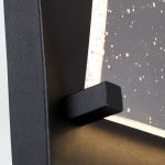 ELSTEAD Eurofase outdoor wall light, height 509mm, LED 10W, 200lm, IP44 - ELS-QN-KABO-M-BK
