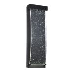 ELSTEAD Eurofase outdoor wall light, height 509mm, LED 10W, 200lm, IP44 - ELS-QN-KABO-M-BK