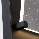 ELSTEAD Eurofase outdoor wall light, height 357mm, LED 6W, 120lm, IP44 - ELS-QN-KABO-S-BK