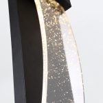 ELSTEAD Eurofase outdoor wall light, height 357mm, LED 6W, 120lm, IP44 - ELS-QN-KABO-S-BK