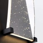 ELSTEAD Eurofase outdoor wall light, height 357mm, LED 6W, 120lm, IP44 - ELS-QN-KABO-S-BK