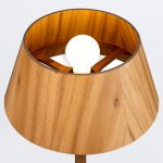 ELSTEAD Accord table lamp, height 530mm, 1x E27 drop-shaped - ELS-QN-NOSTALGIA-TL-M-TEAK